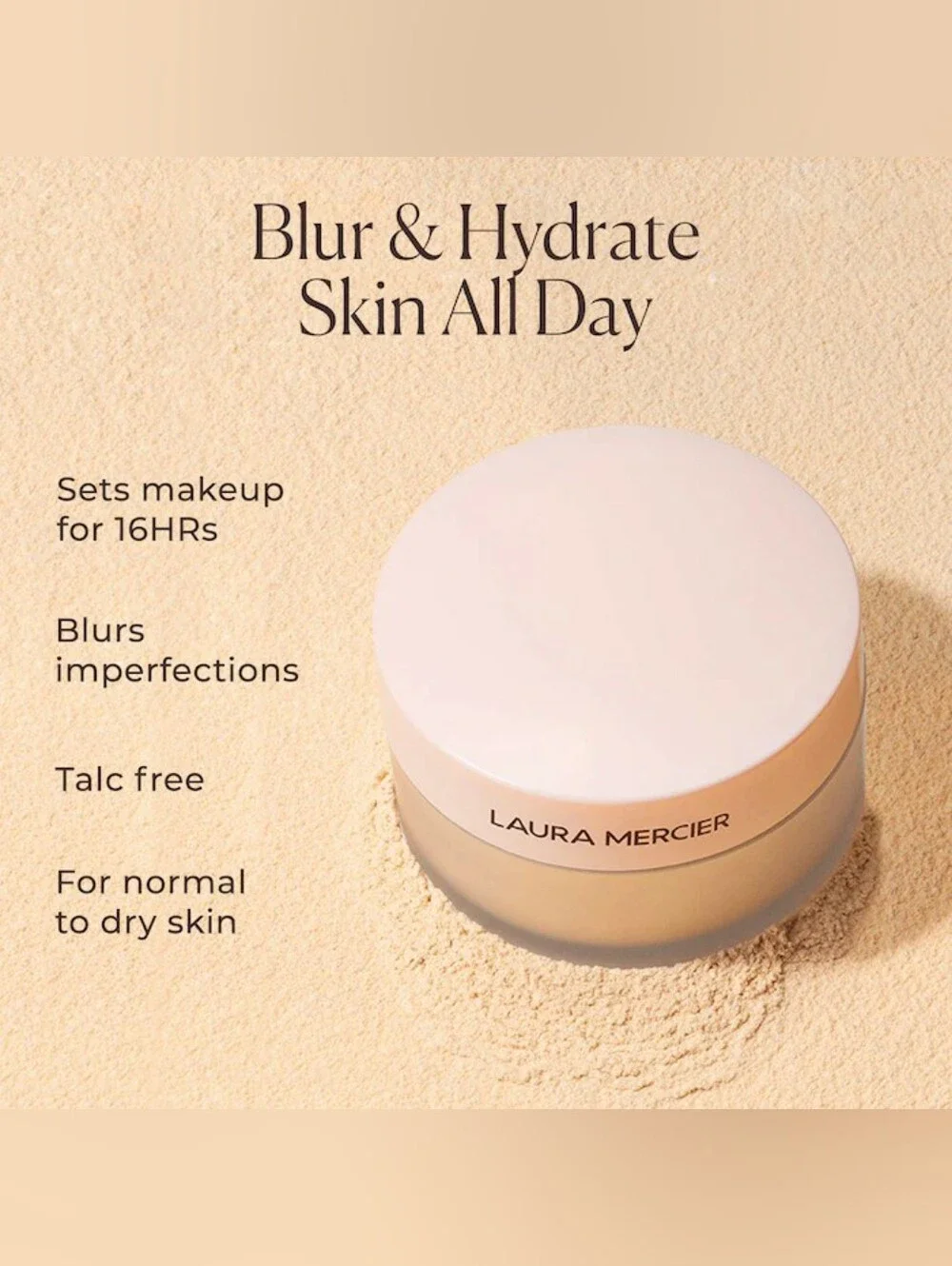 🌞Face Need🌞BNIB SEALED Laura Mercier Fullsize HONEY Ultra Blur Powder!$48Ret!